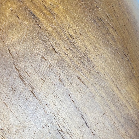 VTG Wooden Charcuterie Board MCM Monkey Pod Snack Dish 14” - Picture 7 of 7